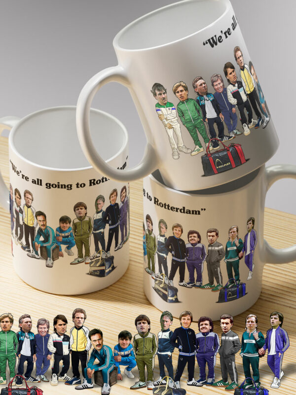1985 Retro Caricature Mug