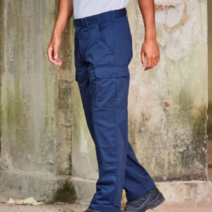 Proworkwear Cargo Trousers In Navy