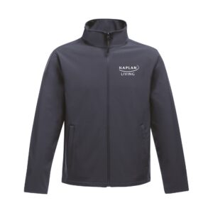 Mens Ablaze Printable Softshell Jacket In Navy